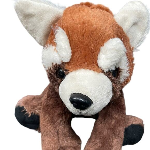 Plush Petting Zoo Red Panda Stuffed Animal 1994 11" Nursery Baby Shower Vintage - Picture 2 of 12